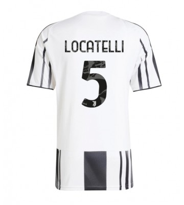 Juventus Manuel Locatelli #5 Hjemmebanetrøje 2025-26 Kortærmet